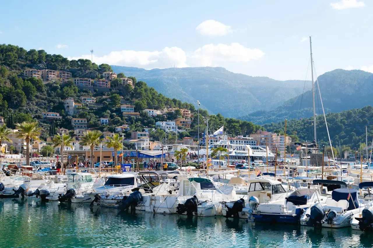 Yachts on the dock