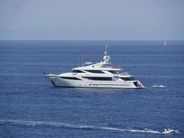 Yacht sailing on the water