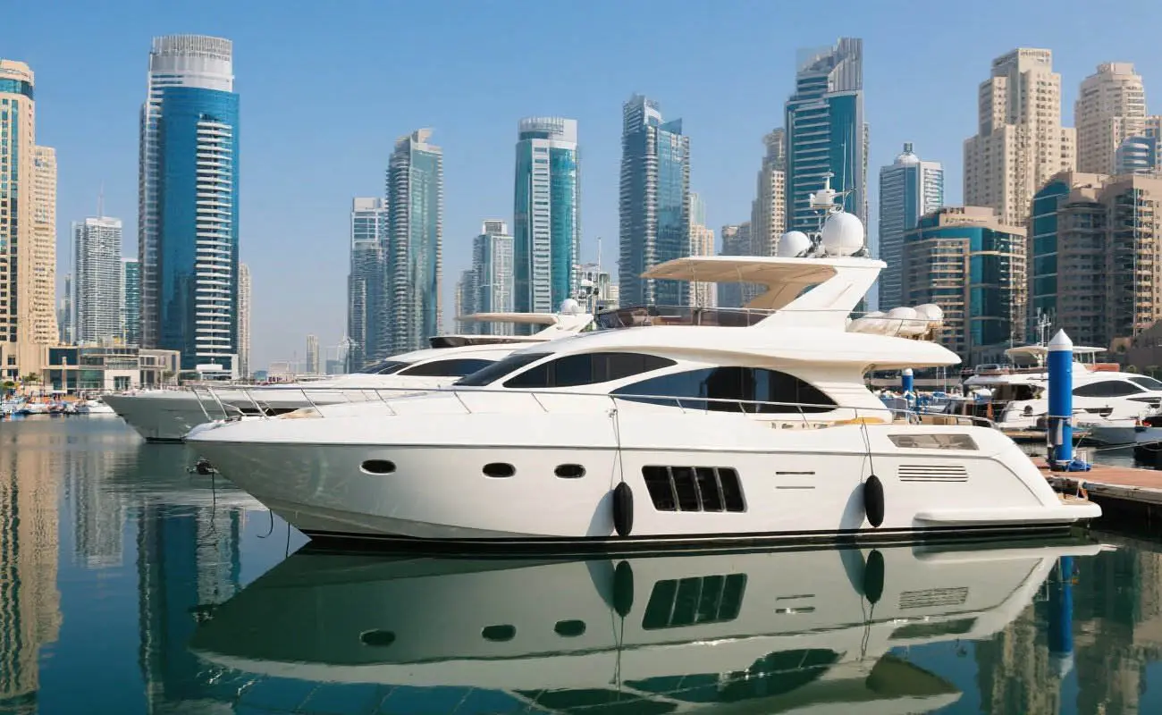 Yacht at the dock