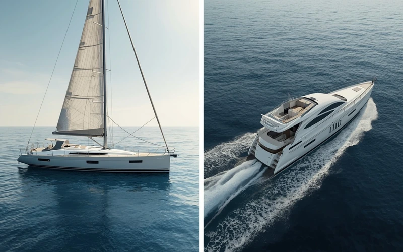 sailboat vs motor yacht cost