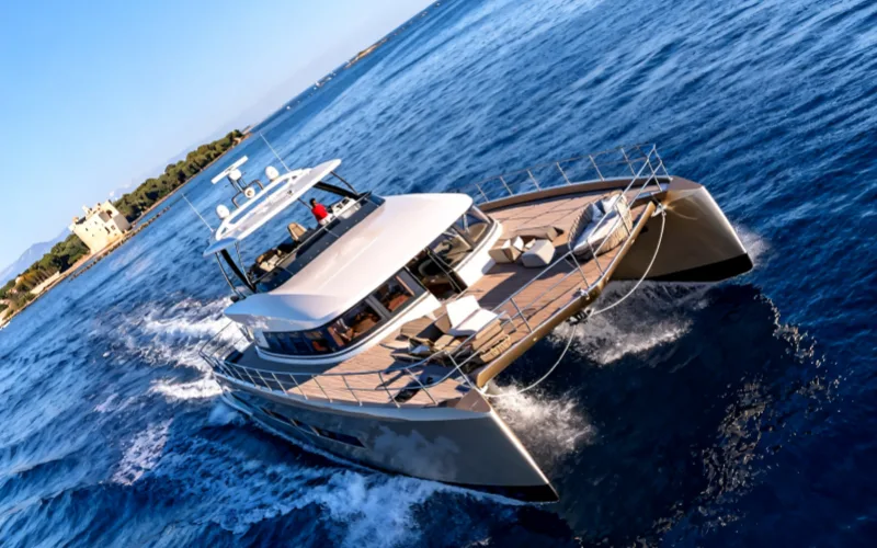 Lagoon Catamaran at Sea
